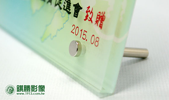 ACA06001 雙面紀念獎牌－【配件】桌上型銀柱