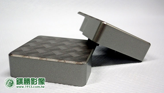 ABS01001 仿CABON紋路－【側面】銀色款