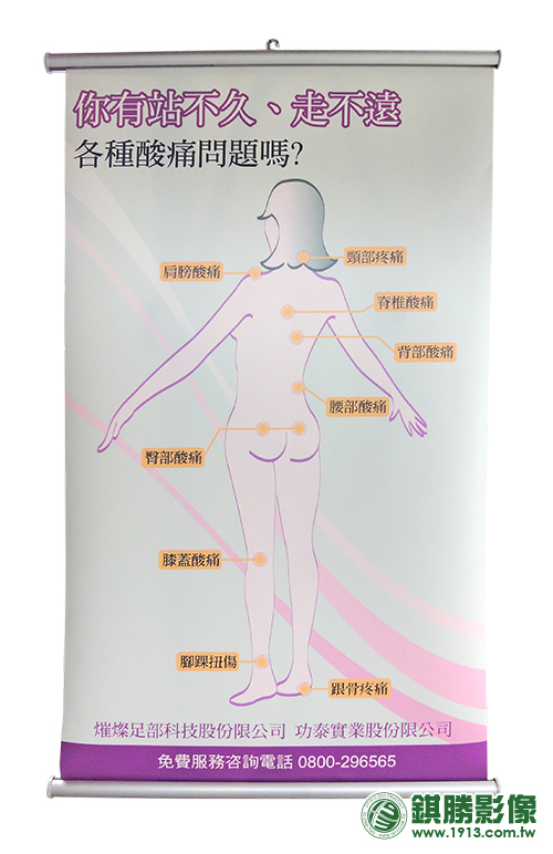 SW0202 鋁軸－【成品範例】PP相紙+霧膜+鋁軸